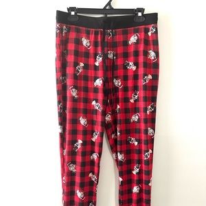 Polo Ralph Lauren Bear Tapered Leg Pajama Pants Size L